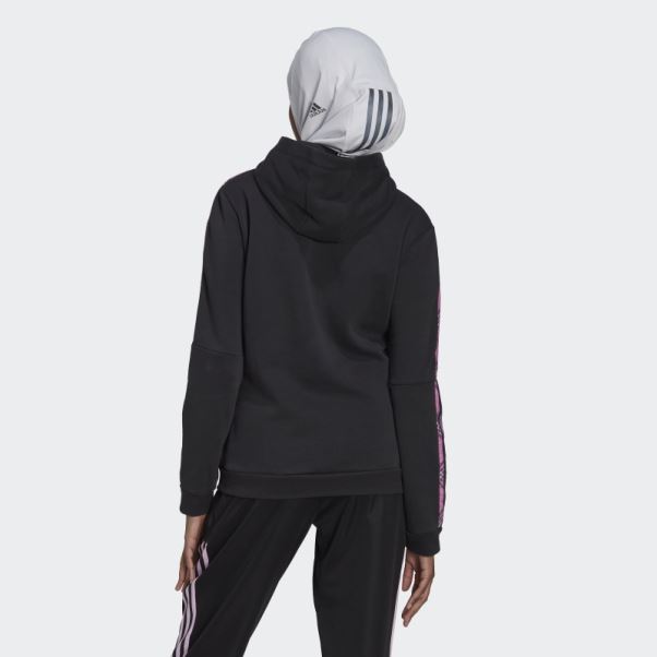 Adidas Pull à Capuche Hivernalisé Noir