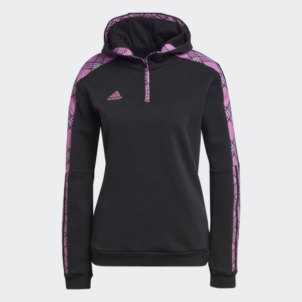 Adidas Pull à Capuche Hivernalisé Noir