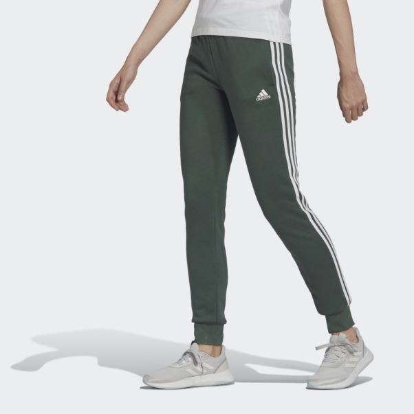 Pantalon Adidas Green Oxide Essentials Polaire 3 Bandes