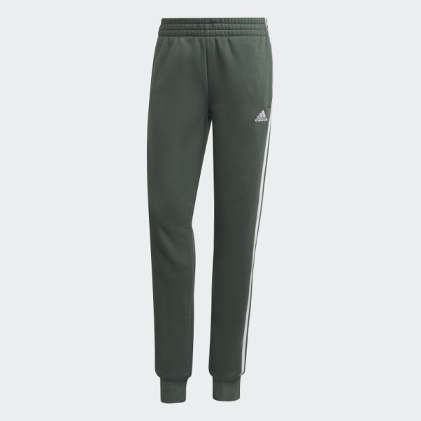 Pantalon Adidas Green Oxide Essentials Polaire 3 Bandes