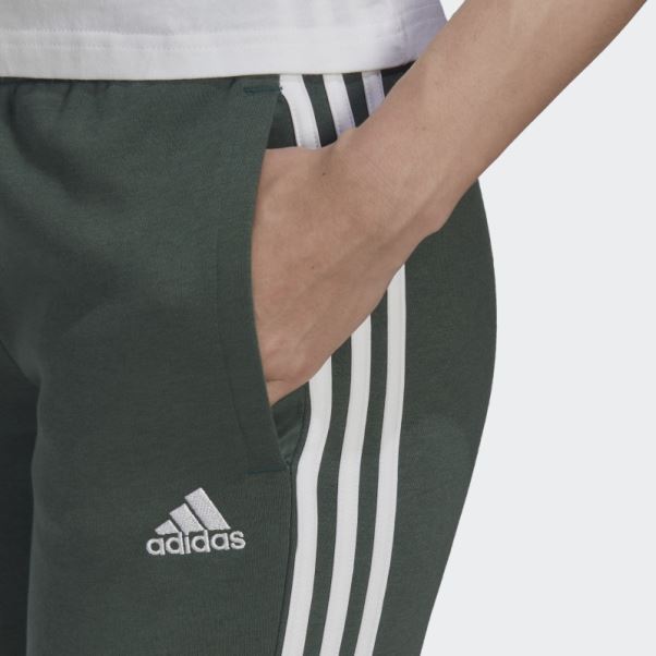 Pantalon Adidas Green Oxide Essentials Polaire 3 Bandes