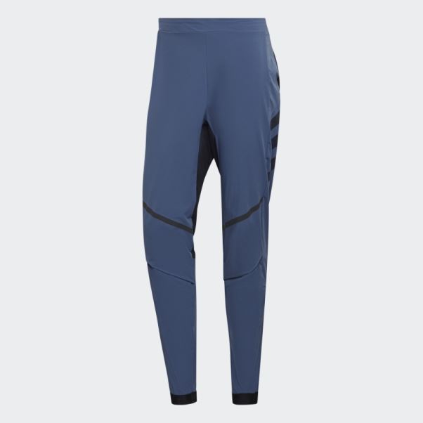 Pantalon De Trail Running Adidas Terrex Agravic Hybride Acier