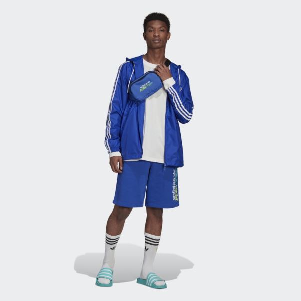 Adidas T-shirt Graphique Stoked Fish Manches Longues Blanc