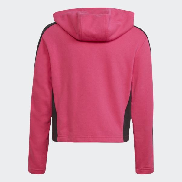 Survêtement Crop Top Colorblock Real Magenta Adidas