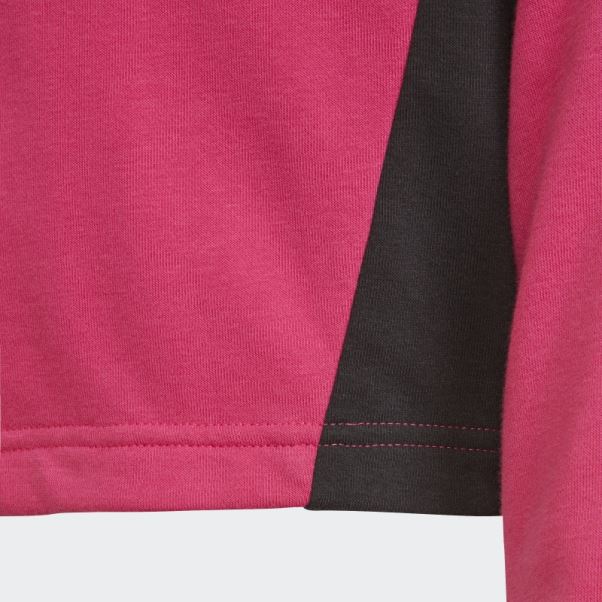 Survêtement Crop Top Colorblock Real Magenta Adidas