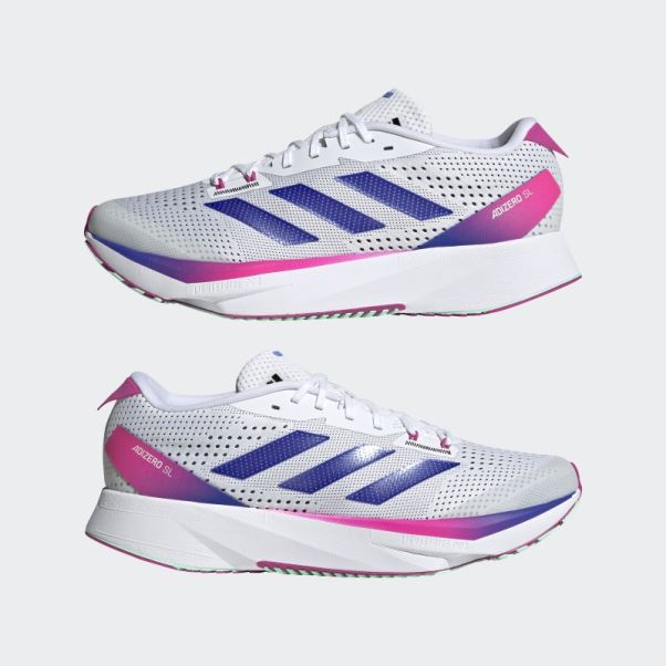 Chaussures De Course Adizero Sl Blanc Adidas