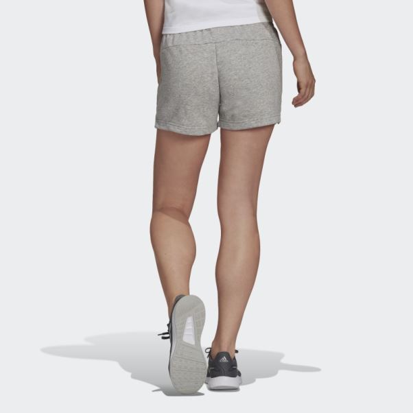 Short Adidas Essentials Slim Logo Gris Moyen