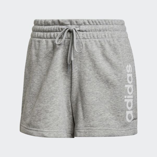 Short Adidas Essentials Slim Logo Gris Moyen