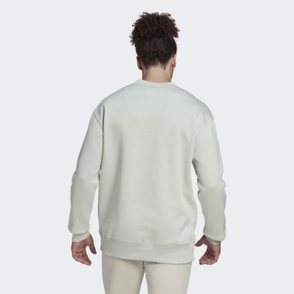 Sweat à épaules Tombantes En Molleton De Coton Essentials Feelvivid Adidas Vert