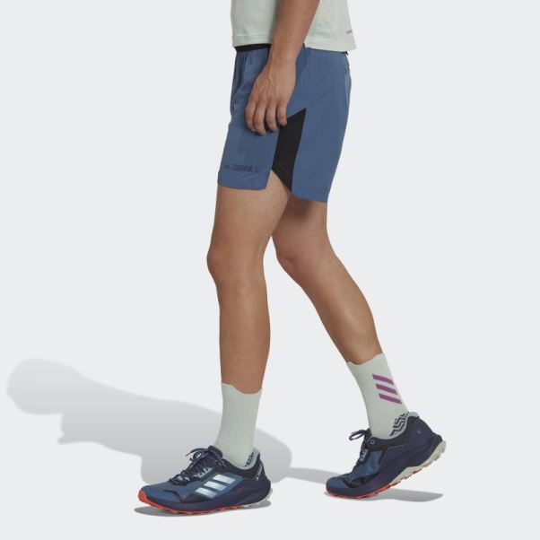 Adidas Terrex Trail Running Short Acier