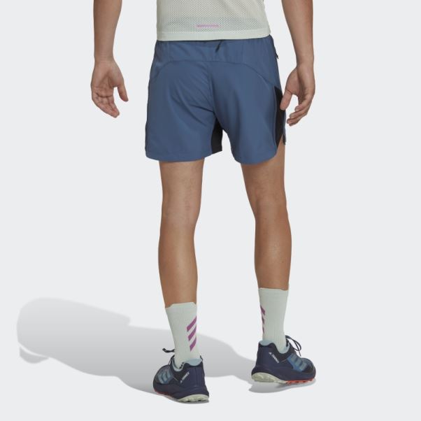 Adidas Terrex Trail Running Short Acier