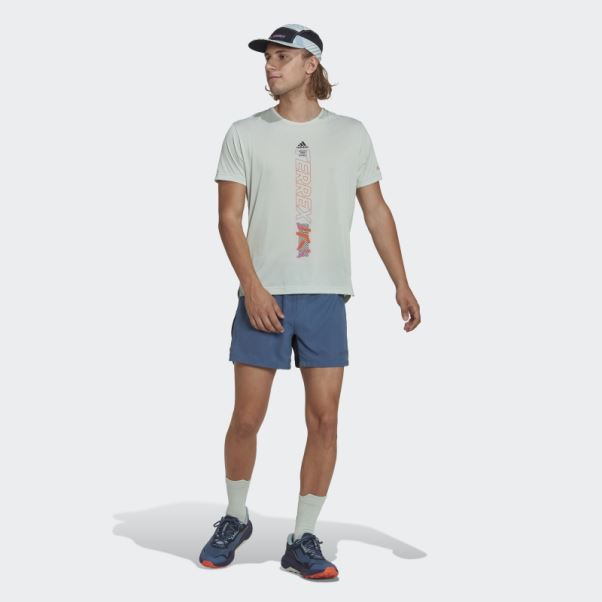 Adidas Terrex Trail Running Short Acier