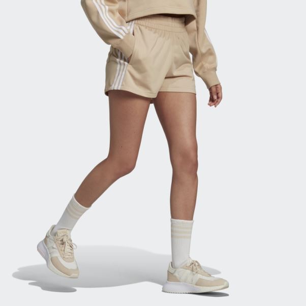 Adidas Short 3 Bandes Beige