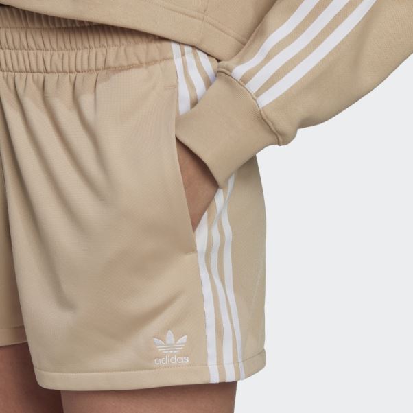 Adidas Short 3 Bandes Beige