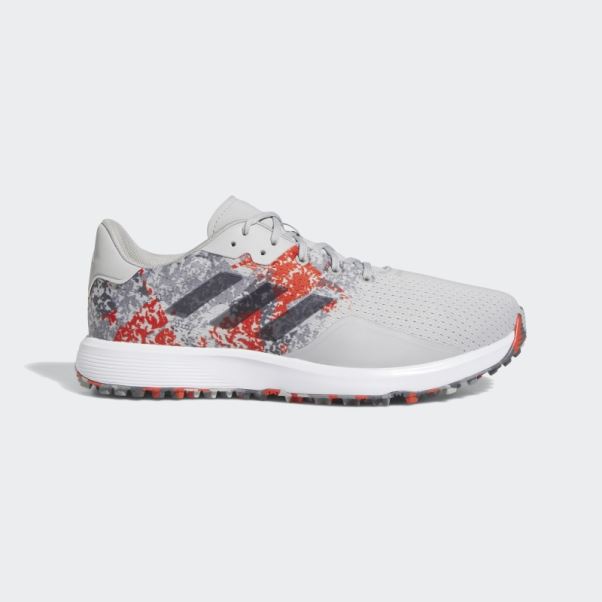 Chaussures De Golf Larges Adidas S2g Sl Grises
