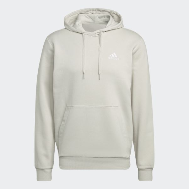 Sweat à Capuche En Polaire Adidas Essentials Aluminium