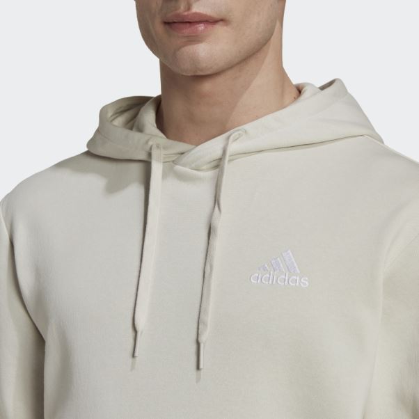 Sweat à Capuche En Polaire Adidas Essentials Aluminium