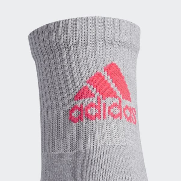 Adidas Running Superlite Quarter Chaussettes Gris Clair 2 Paires