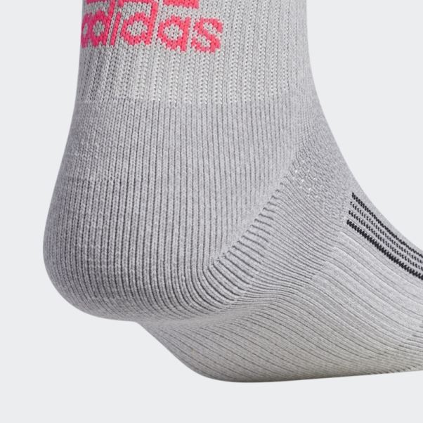 Adidas Running Superlite Quarter Chaussettes Gris Clair 2 Paires