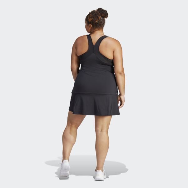 Robe Y Tennis (taille Plus) Adidas Noir