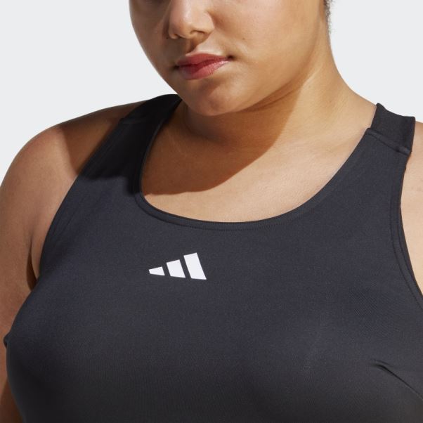 Robe Y Tennis (taille Plus) Adidas Noir