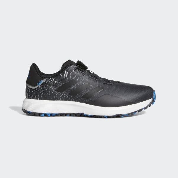 Adidas S2g Boa Large Chaussures De Golf Sans Crampons Noir