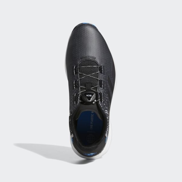 Adidas S2g Boa Large Chaussures De Golf Sans Crampons Noir