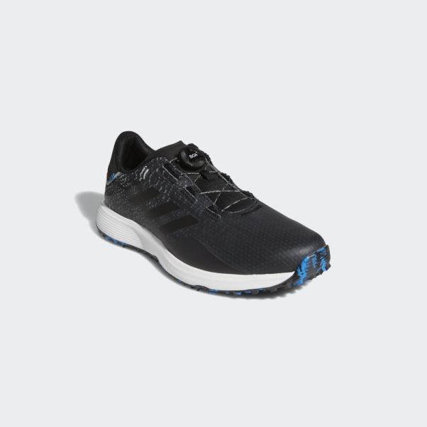 Adidas S2g Boa Large Chaussures De Golf Sans Crampons Noir