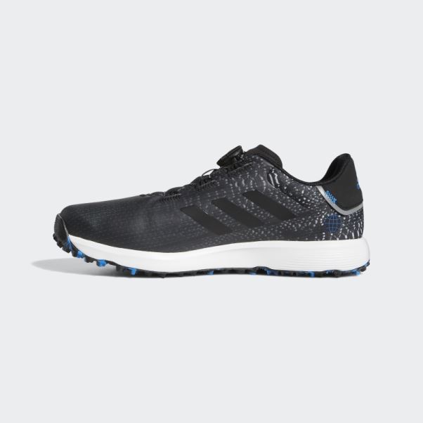 Adidas S2g Boa Large Chaussures De Golf Sans Crampons Noir
