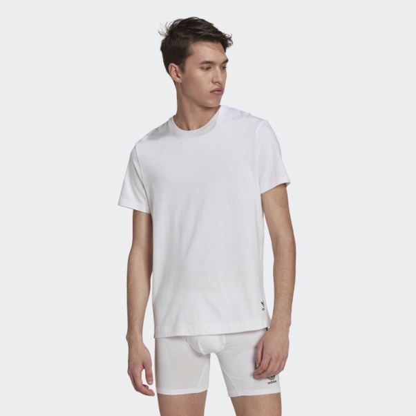 T-shirt Confort Core En Coton Blanc Adidas