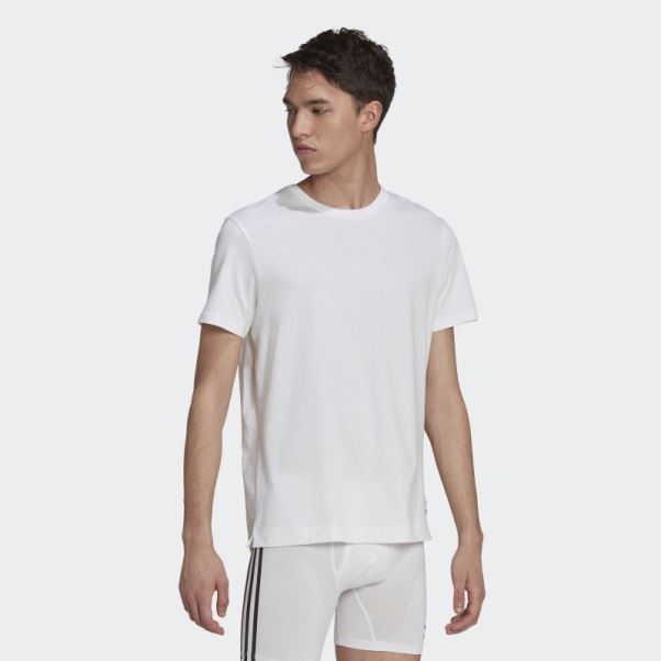 T-shirt Confort Core En Coton Blanc Adidas