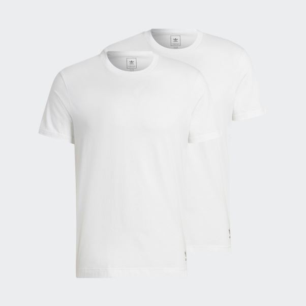 T-shirt Confort Core En Coton Blanc Adidas