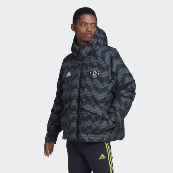 Doudoune Adidas Manchester United Lifestyler Noir