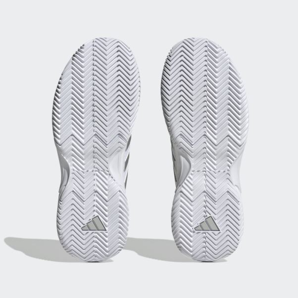 Adidas Gamecourt 2.0 Chaussures De Tennis Argent