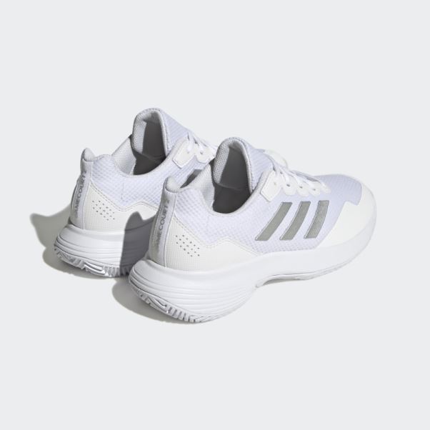 Adidas Gamecourt 2.0 Chaussures De Tennis Argent
