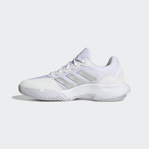 Adidas Gamecourt 2.0 Chaussures De Tennis Argent