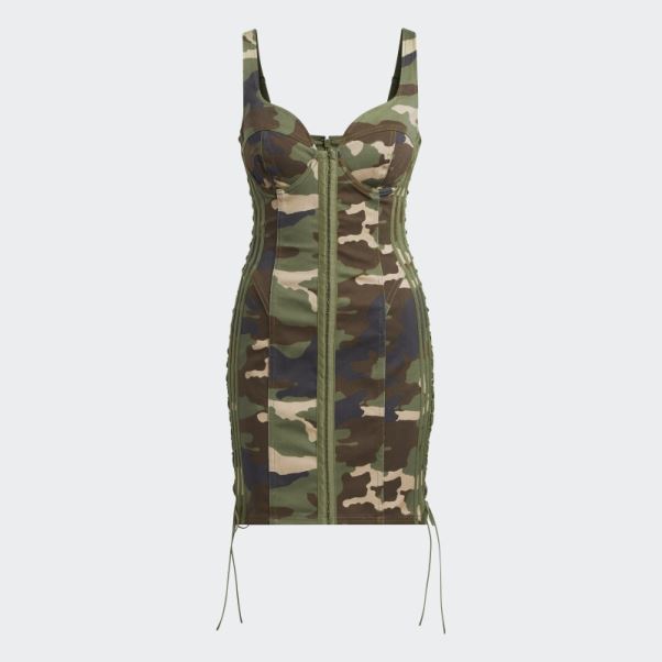 Mini Robe En Sergé Adidas Aop Camo