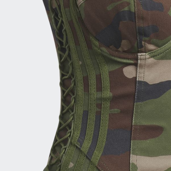 Mini Robe En Sergé Adidas Aop Camo