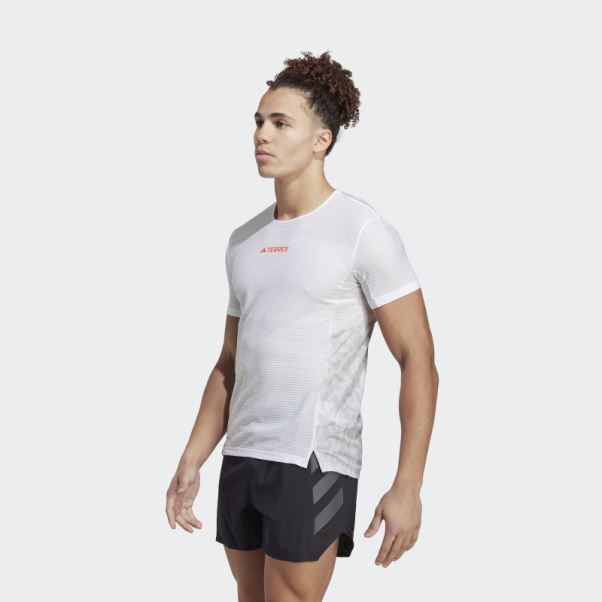 Adidas Terrex Agravic Pro Trail Running Tee Blanc