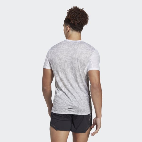 Adidas Terrex Agravic Pro Trail Running Tee Blanc