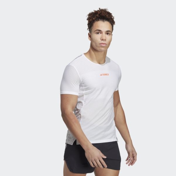 Adidas Terrex Agravic Pro Trail Running Tee Blanc