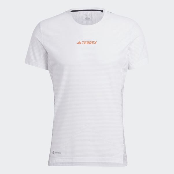 Adidas Terrex Agravic Pro Trail Running Tee Blanc