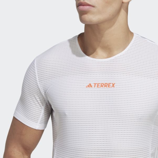 Adidas Terrex Agravic Pro Trail Running Tee Blanc