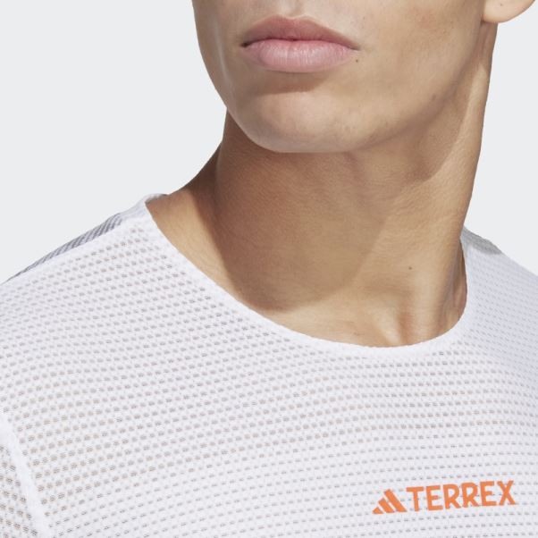 Adidas Terrex Agravic Pro Trail Running Tee Blanc