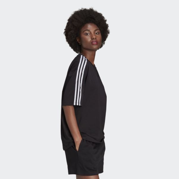 Adicolor Classics T-shirt Oversize Noir Adidas