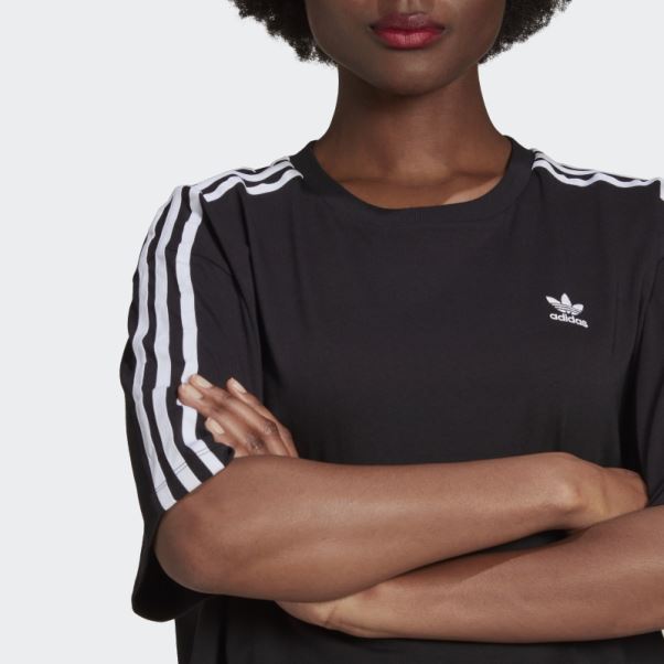 Adicolor Classics T-shirt Oversize Noir Adidas