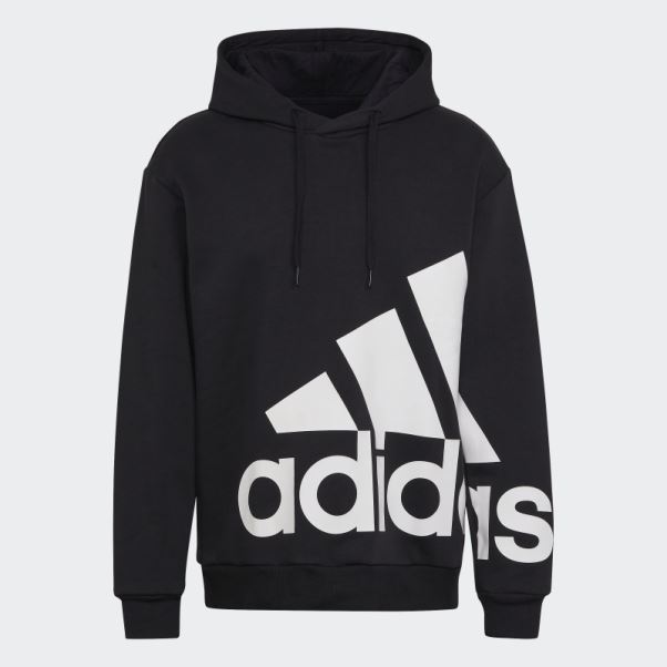 Adidas Sweat à Capuche Logo Géant Adidas Essentials Noir