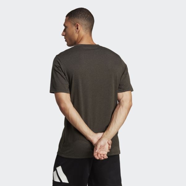 T-shirt D'entraînement Confort Adidas Train Essentials Noir