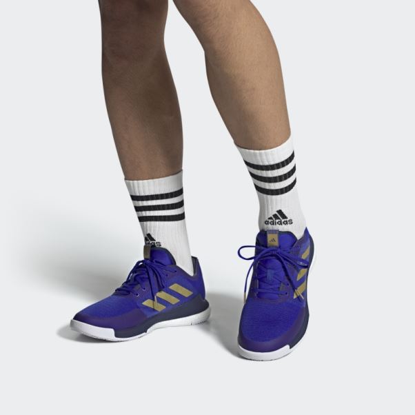 Chaussures Crazyflight Bleu Adidas