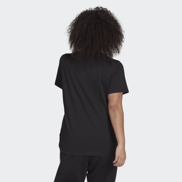 T-shirt à Logo Adidas Essentials Mode (taille Plus) Blanc